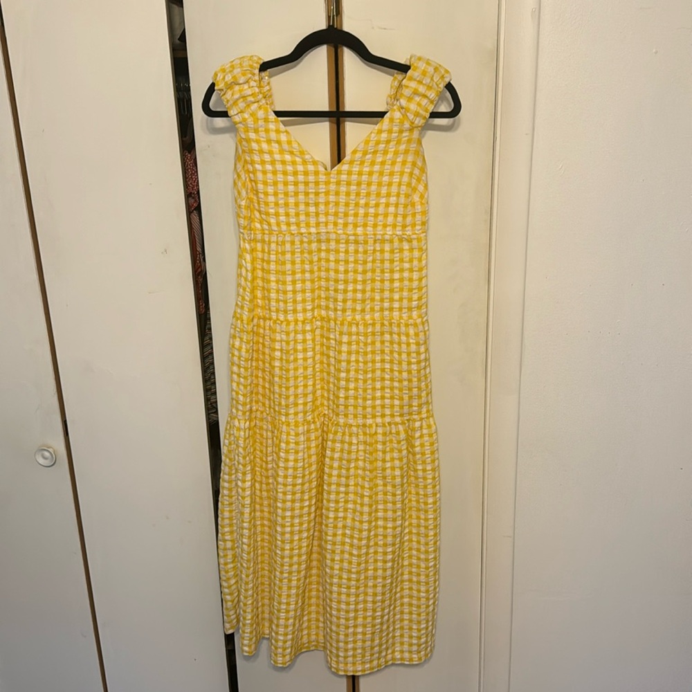 Old Navy Gingham maxi dress